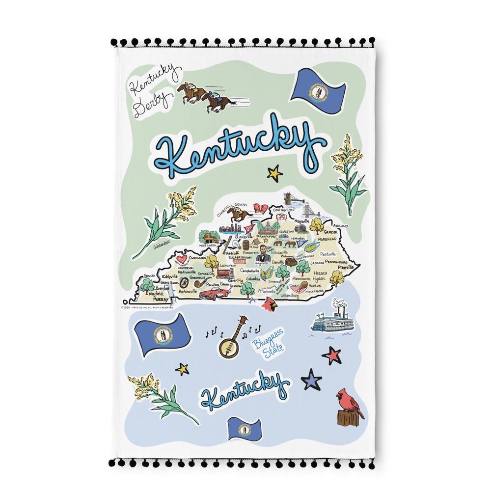 Kentucky Swig Tea Towel