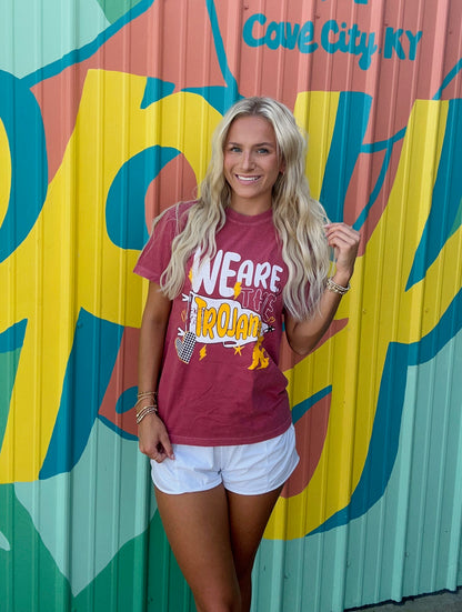 We Are The Trojans Comfort Colors Tee