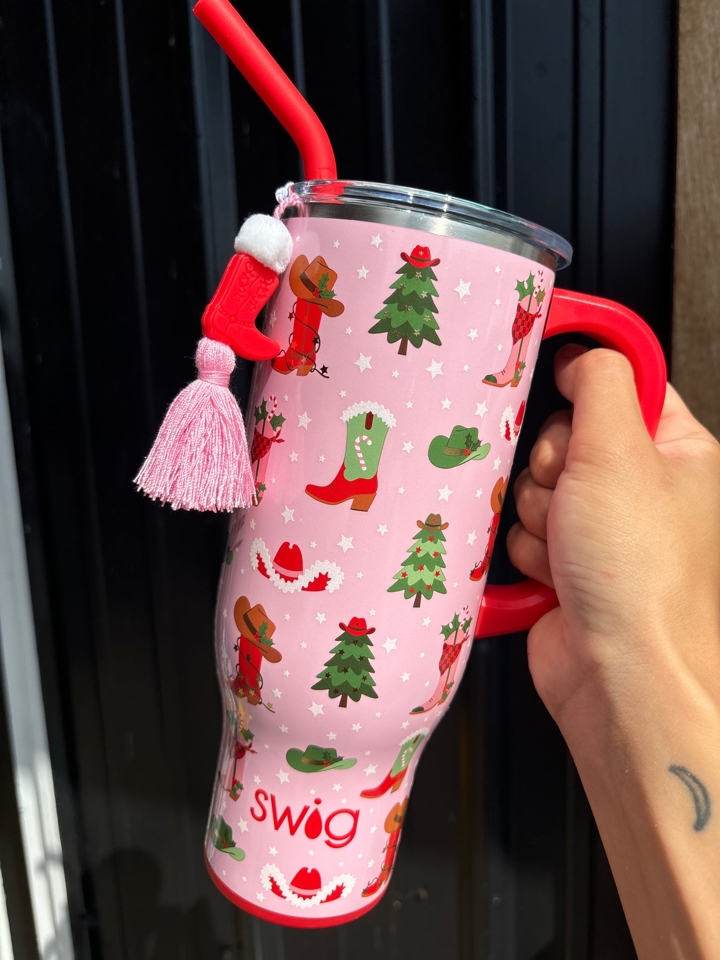 30oz Mega Mug Howdy Holidays