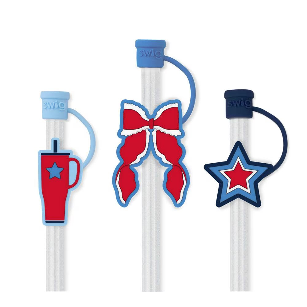 Miss Independence Straws & Toppers Set