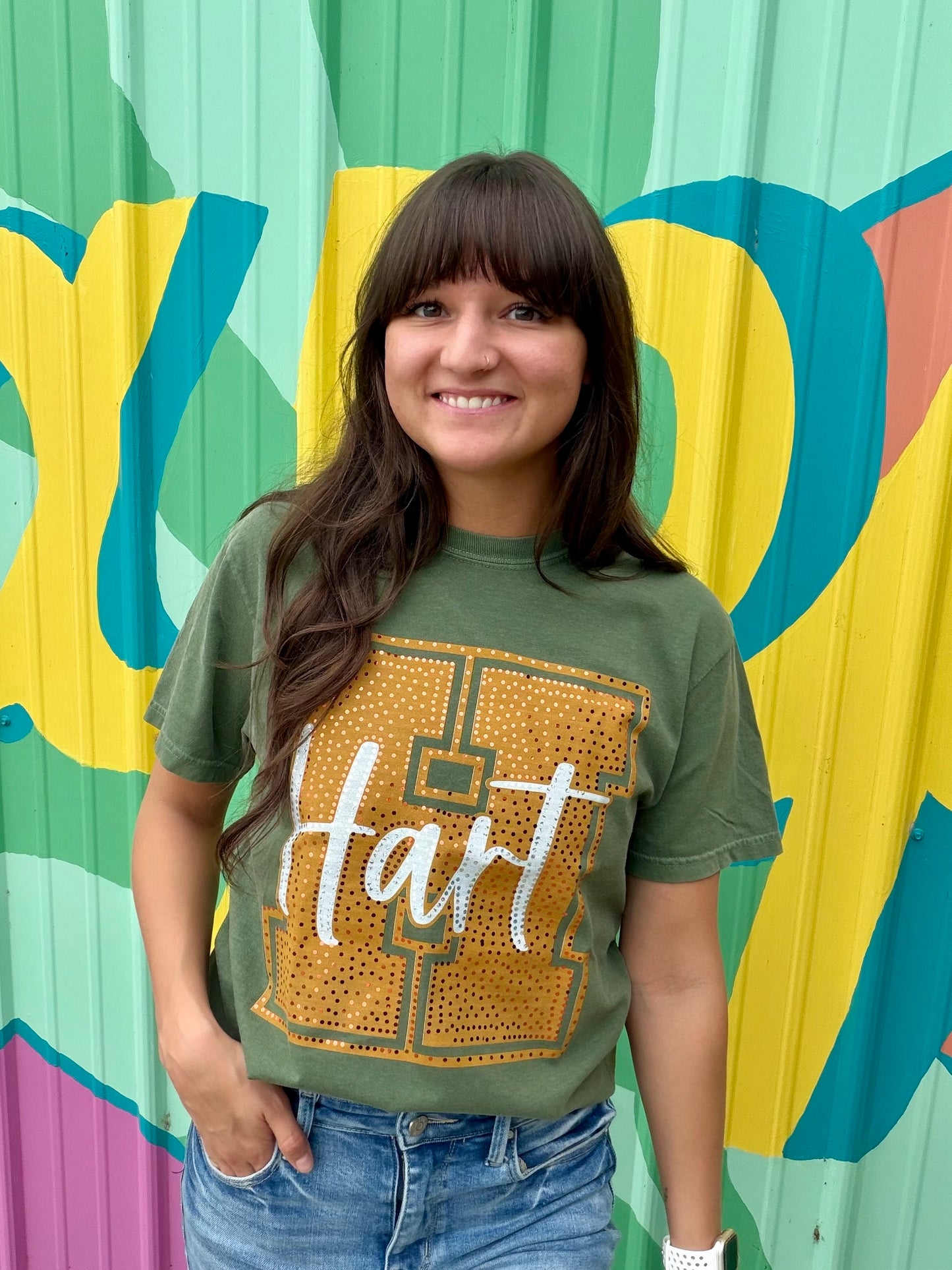 Hart Spangled Comfort Colors Tee