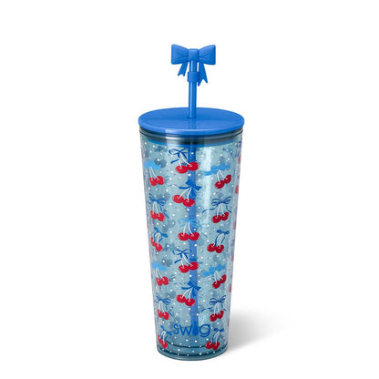 Cherry Pop Swig Plastic Tumbler 24oz