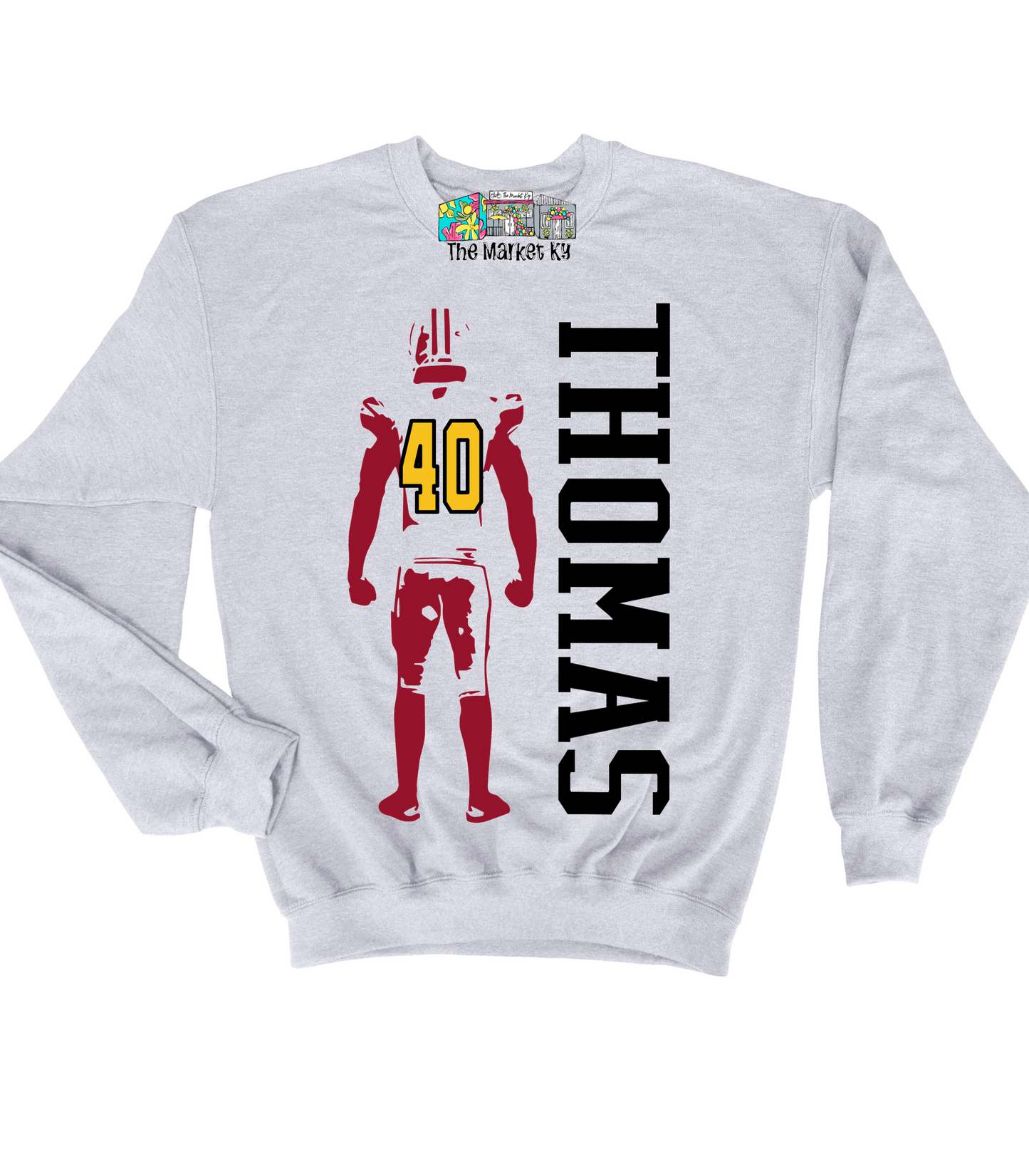 Custom Football Player Sweatshirt