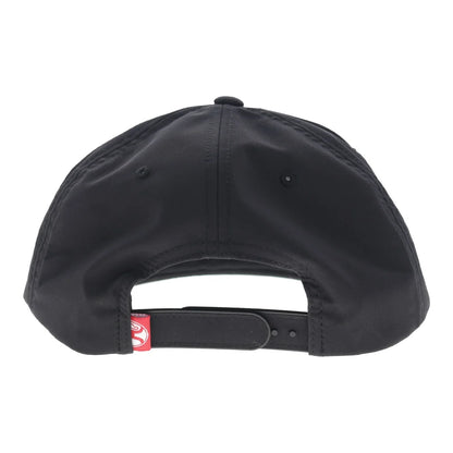 Hooey Men’s Rank Stock Hat - Full Surround Black with White/Red Embroidery