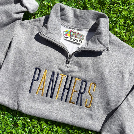 Panthers Embroidered Quarter Zip