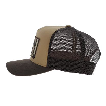 Hooey Sudan Trucker Snapback Hat - Tan/Brown