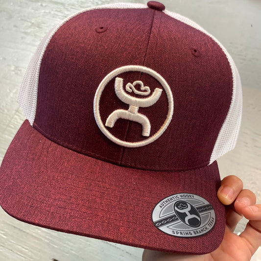 O Classic Maroon/White SnapBack Hat