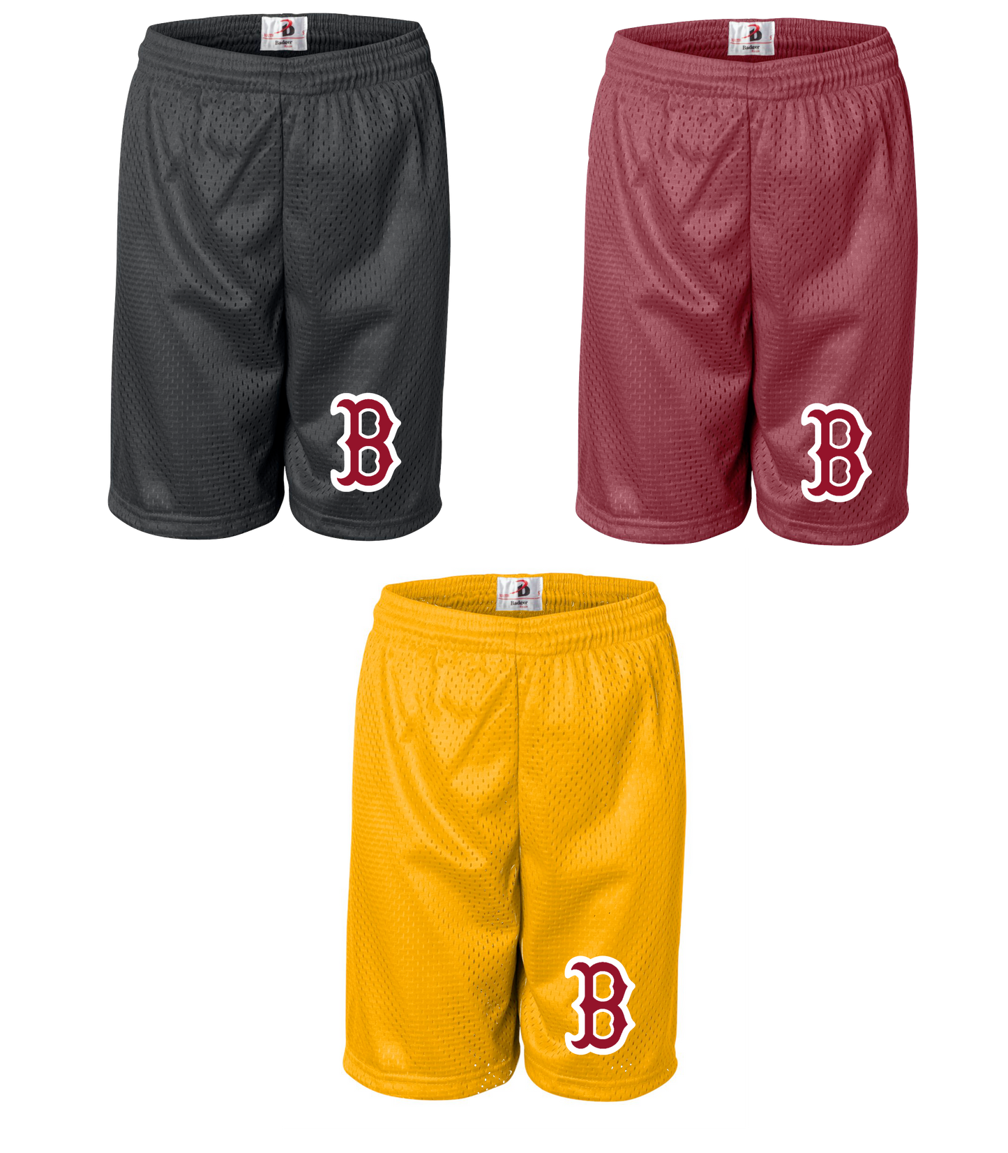 Barren B Baseball Mesh Shorts (Youth & Adult)