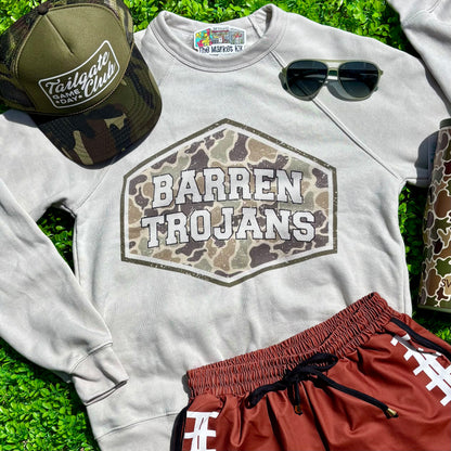 Barren Trojans Camo Luxy Sweatshirt