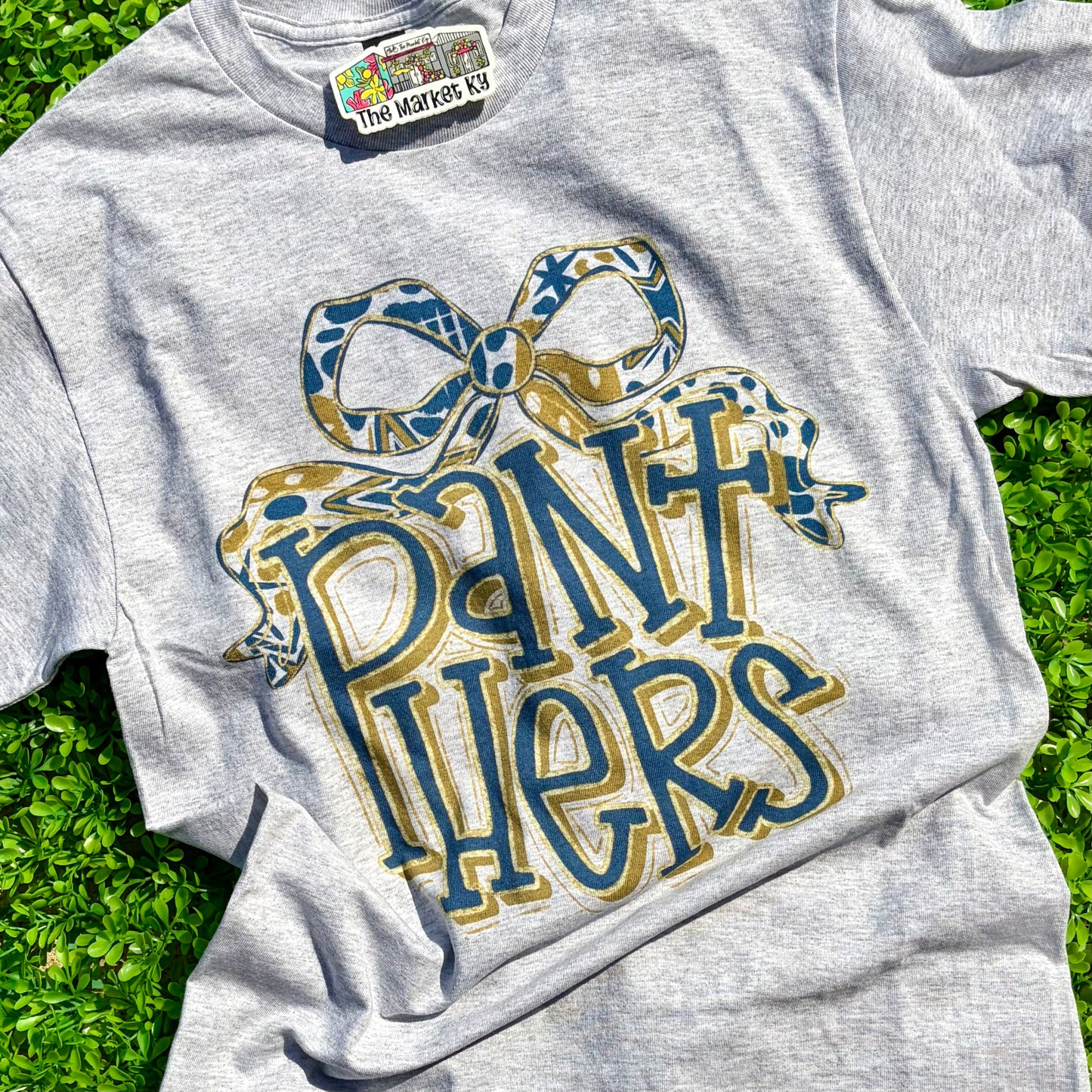 Panthers Bow Tee (Youth & Adult)