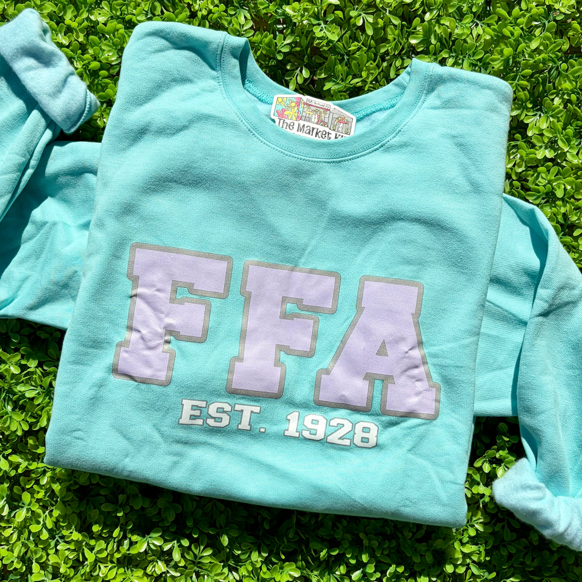 Officially Licensed FFA Sweatshirt - Teal/Purple