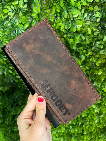 Hooey Austin Brown Aztec Embossed Rodeo Wallet