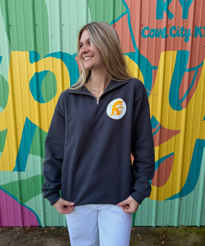 Barren Trojans 1/4-Zip School Spirit Pull Over