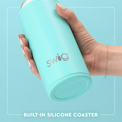 Swig Football Skinny Can Cooler 12oz