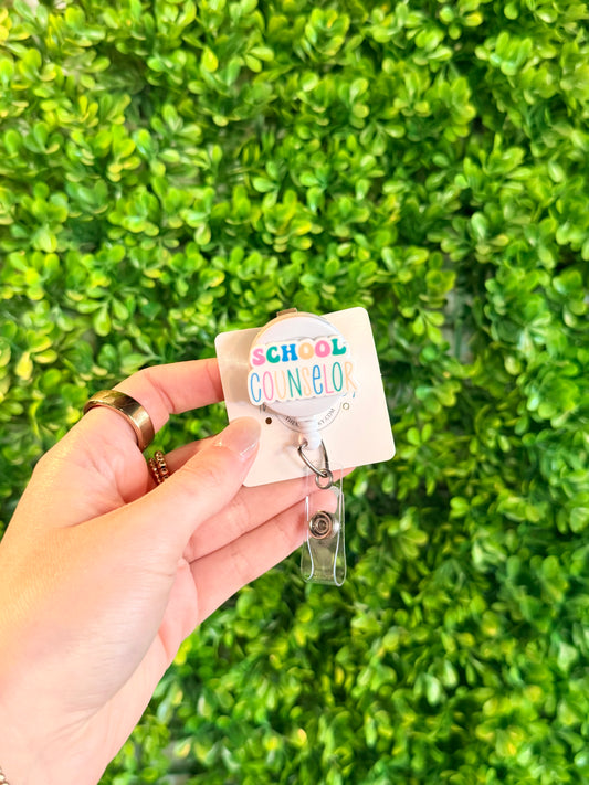 School Counselor Badge Reel