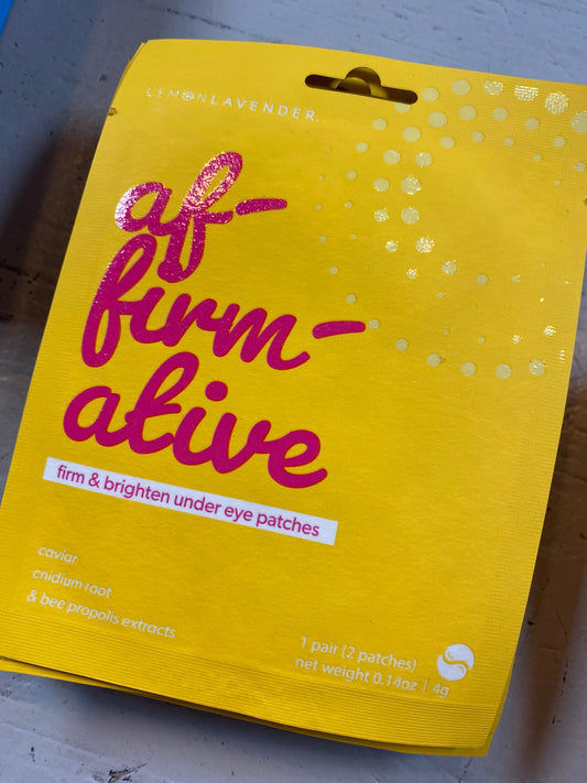 Af-Firm-Ative Eye Patches