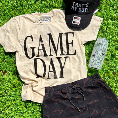 Distressed Game Day Comfort Colors Tee