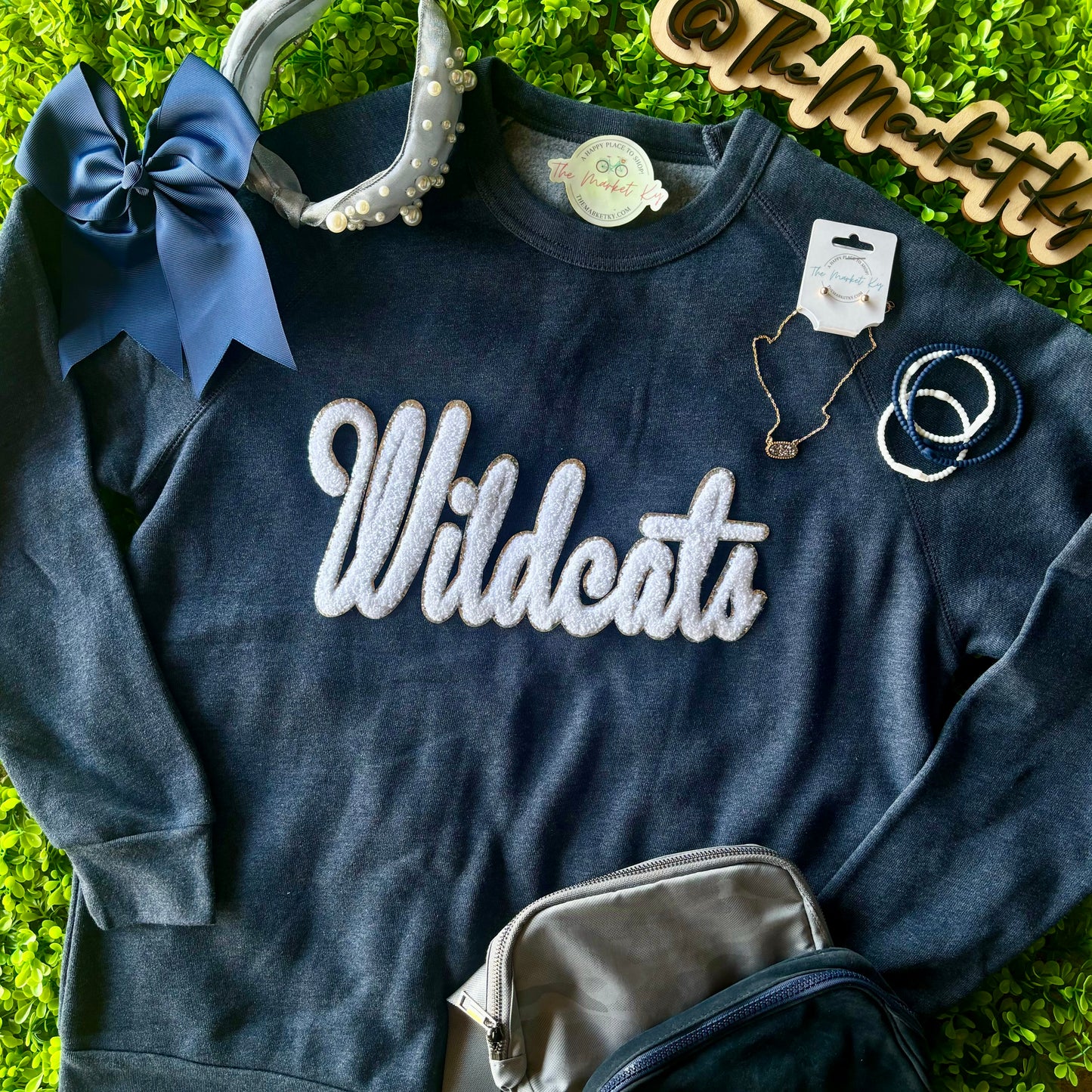 Wildcats Letterman Luxy Sweatshirt