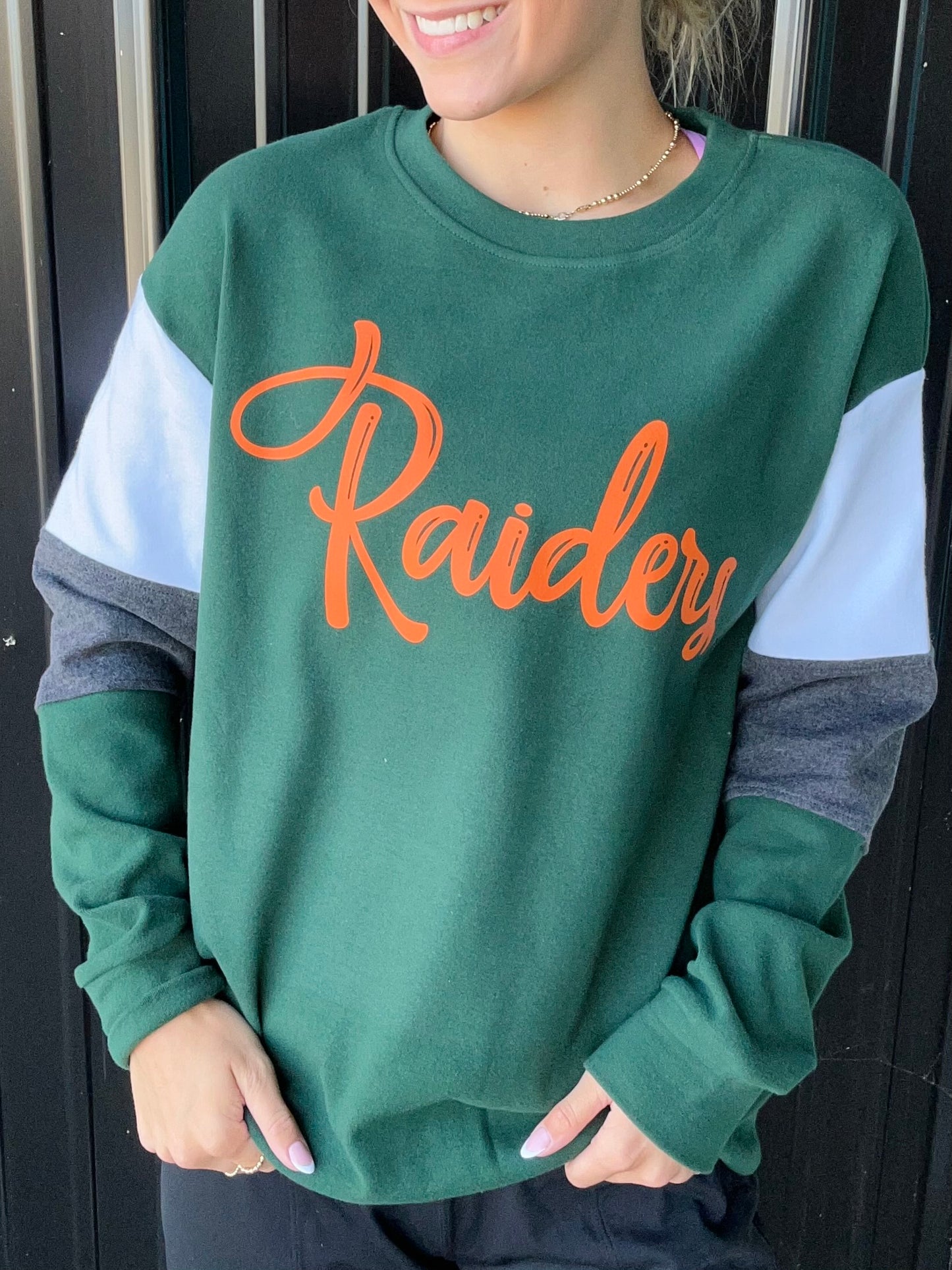 Raiders Color Block Sweatshirt