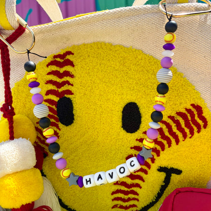 Havoc Softball Bag Charm