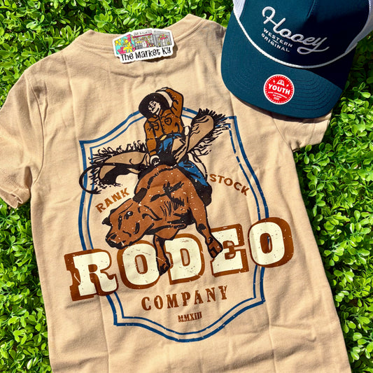 Hooey Youth Rank Rodeo Tee - Tan