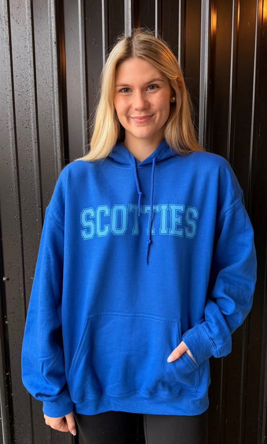 Scotties Royal Blue & Light Blue Sweatshirt
