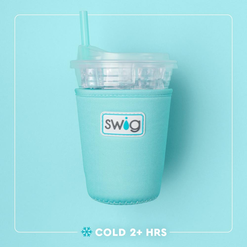 Gameday Gingham Red + Black Swig Iced Cup Coolie (Small)