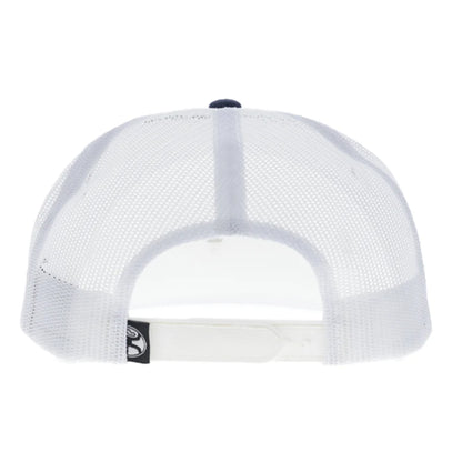 Hooey CR129 Cactus Ropes Trucker Snapback Hat - White/Navy