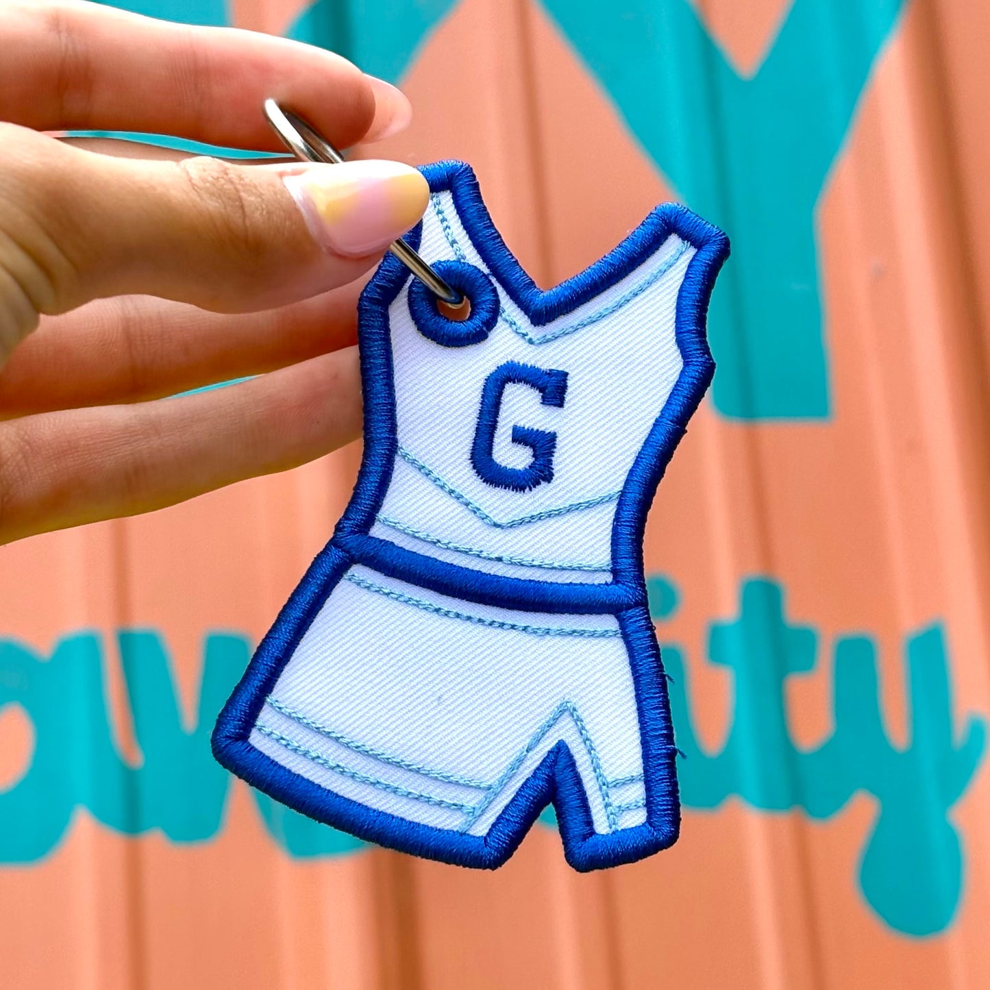 Embroidered Bag Tag - Glasgow Cheer