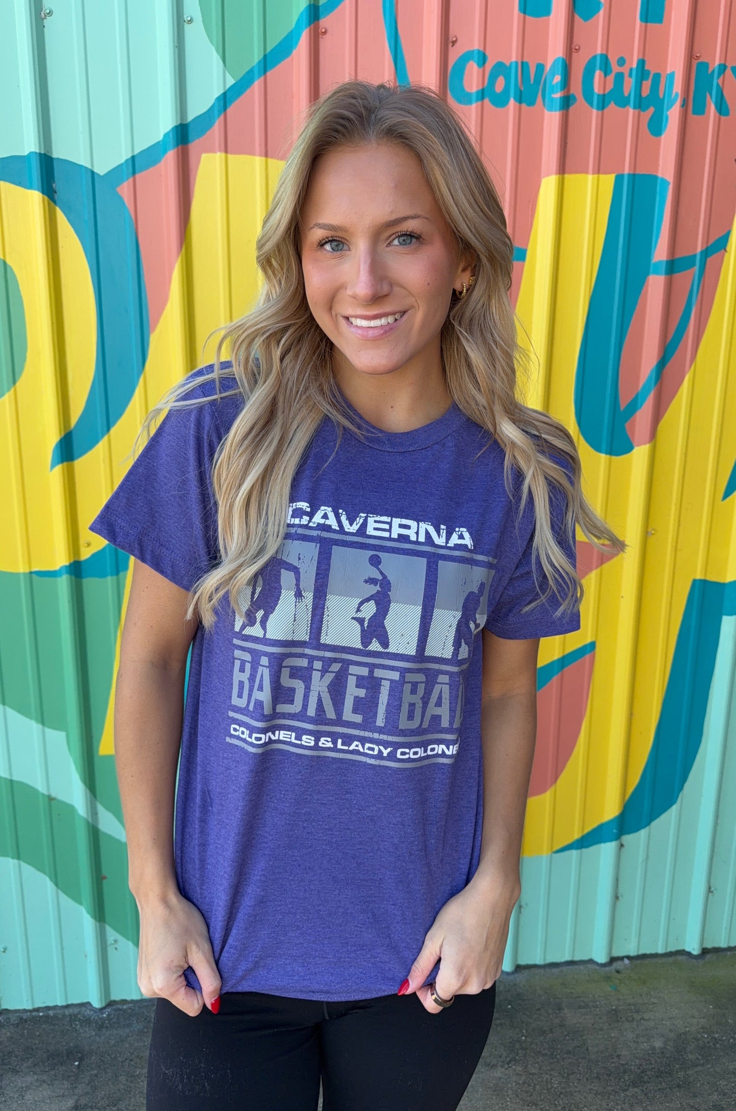 Caverna Colonels & Lady Colonels Basketball Tee