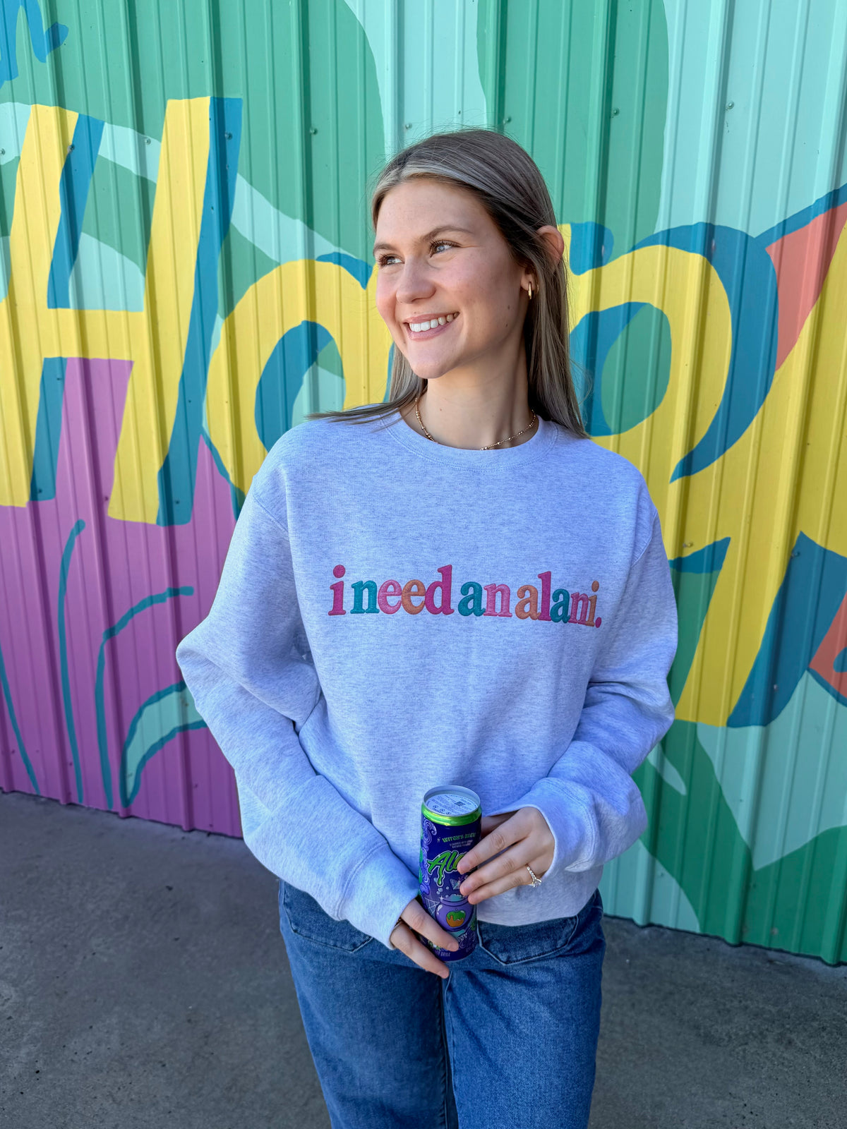 I Need An Energy Drink Sweatshirt Crewneck