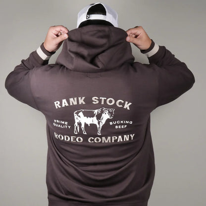Hooey Charbray Rank Stock Hoody - Dark Brown
