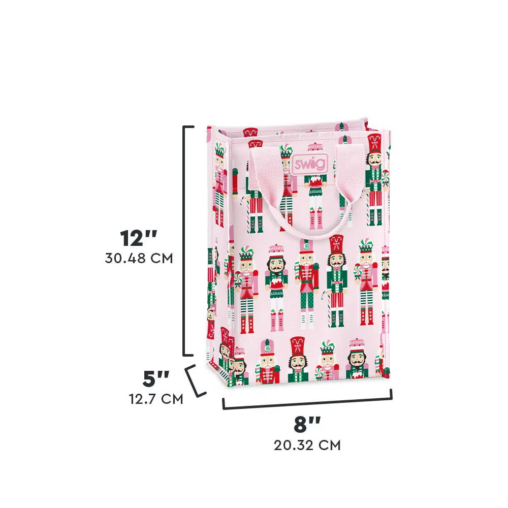 Sugar Plum Soldiers Swig Reusable Bag (Tall)