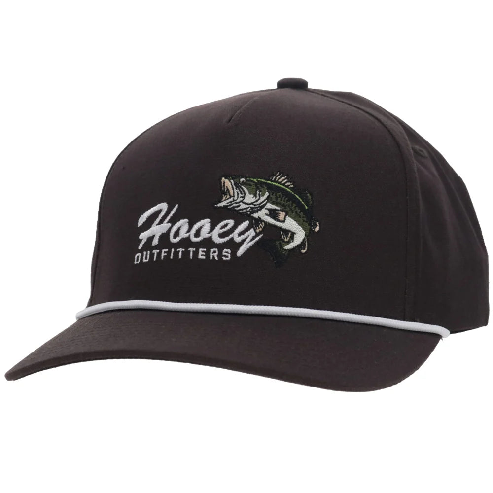 Hooey Outfitters Men’s Hat - Bass 5-Panel Full Surround Brown Snapback