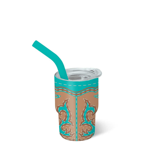 Boot Scootin’ Turquoise Swig Tiny Tumbler 2oz