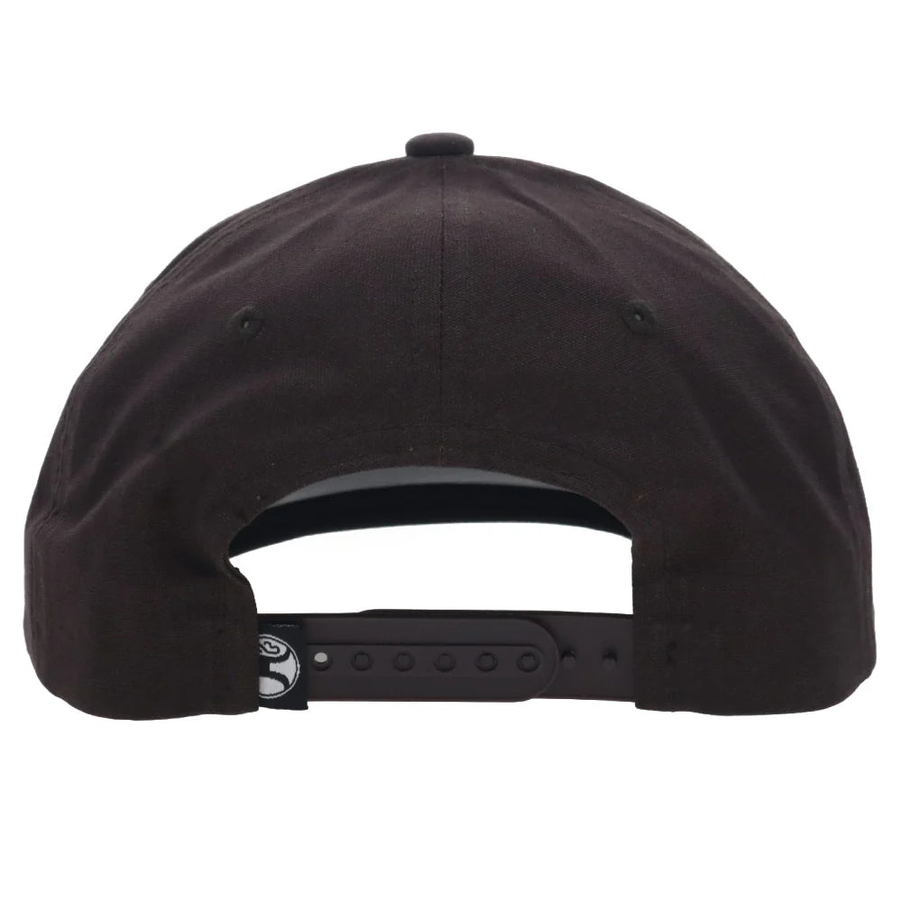 Hooey Outfitters Men’s Hat - Bass 5-Panel Full Surround Brown Snapback