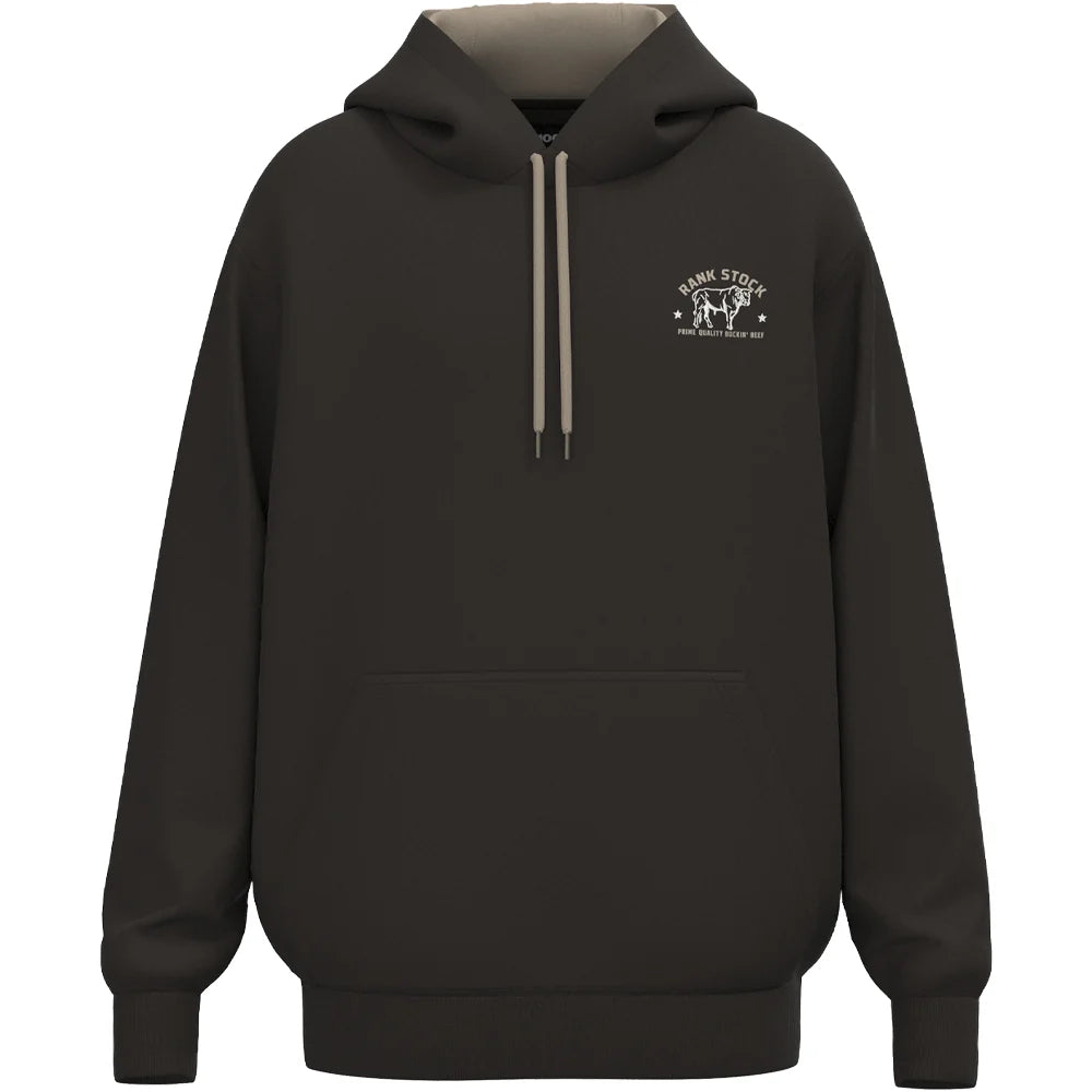 Hooey Charbray Rank Stock Hoody - Dark Brown