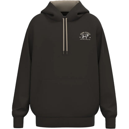 Hooey Charbray Rank Stock Hoody - Dark Brown