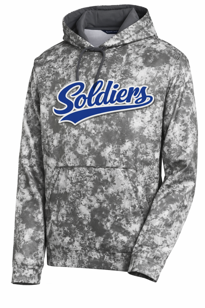 Soldiers Varsity Script Hoodie - Grey Mineral Freeze