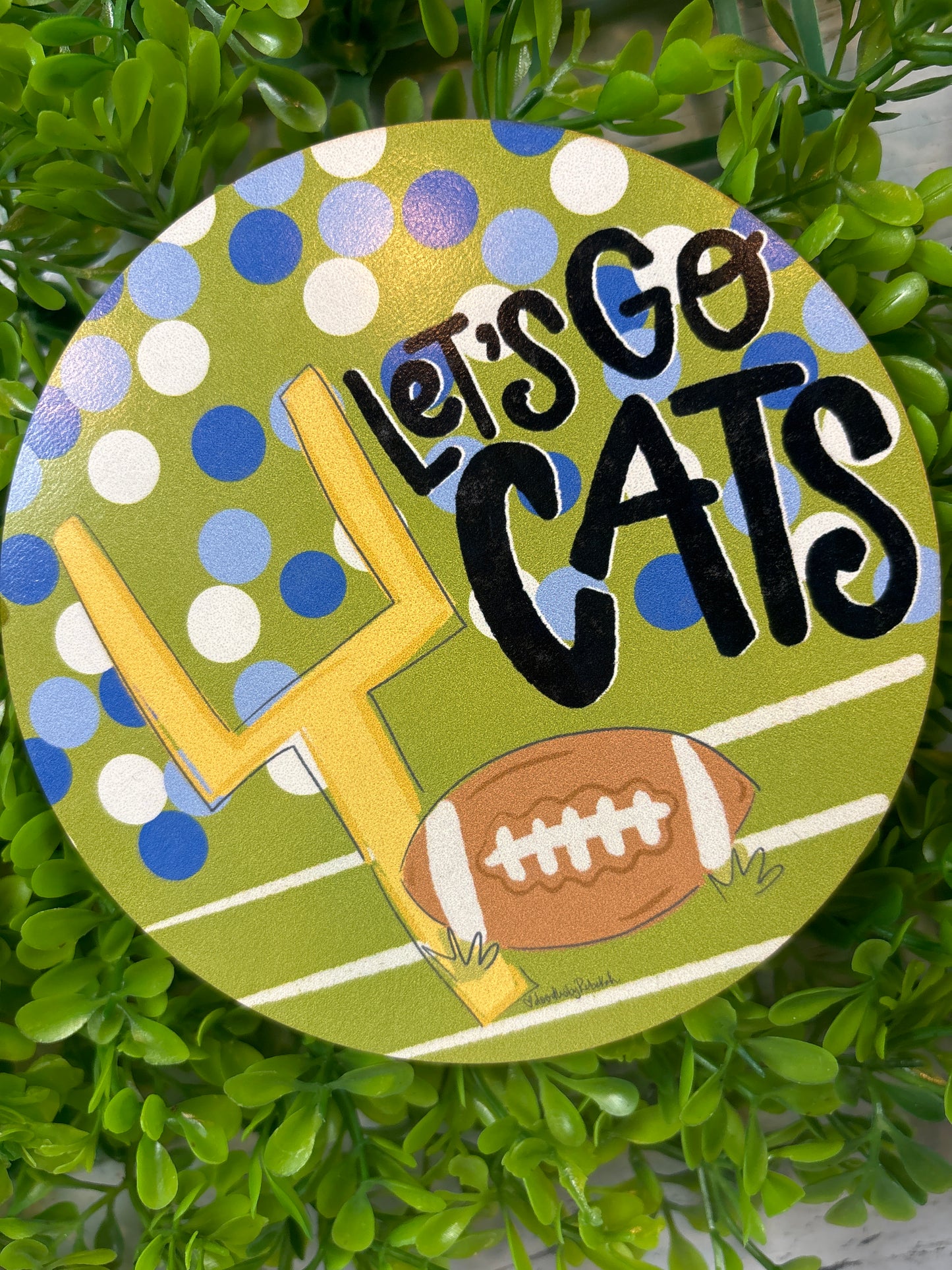 Let’s Go Cats Football Mini Attachment