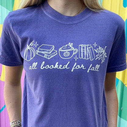 All Booked For Fall Comfort Colors Tees