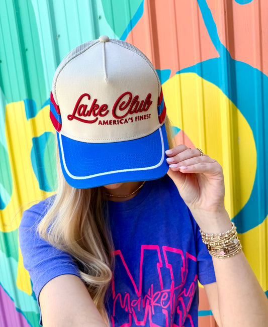 Lake Club America's Finest Vintage Trucker Hat