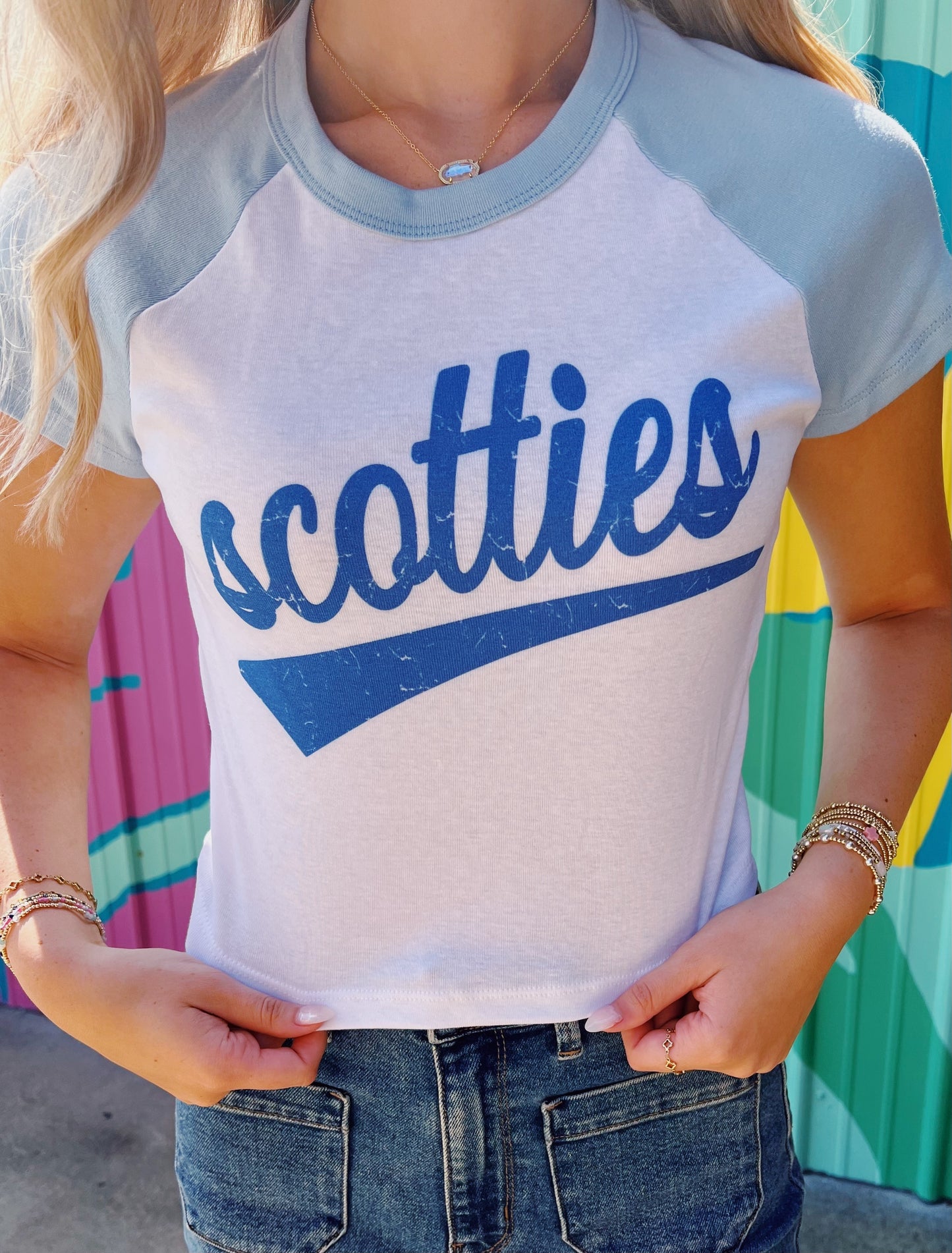 Scotties Vintage Baby Doll Tee