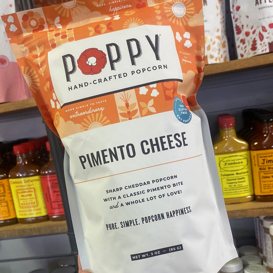 Poppy Pimento Cheese Gourmet Popcorn