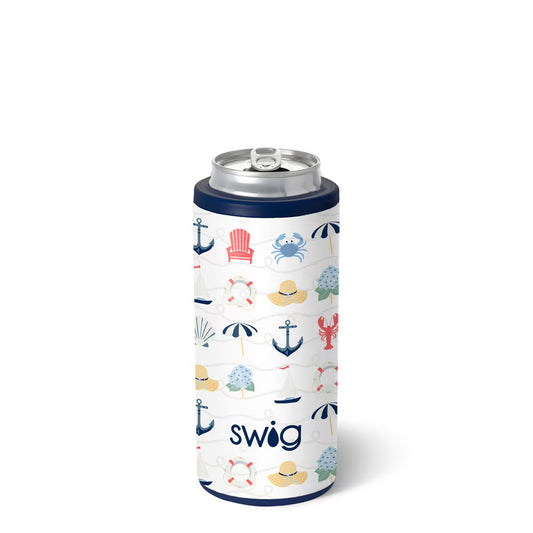 Shoreline Swig Skinny Can Cooler 12oz