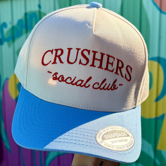 Crushers Social Club Embroidered Two Tone Snapback Trucker Hat