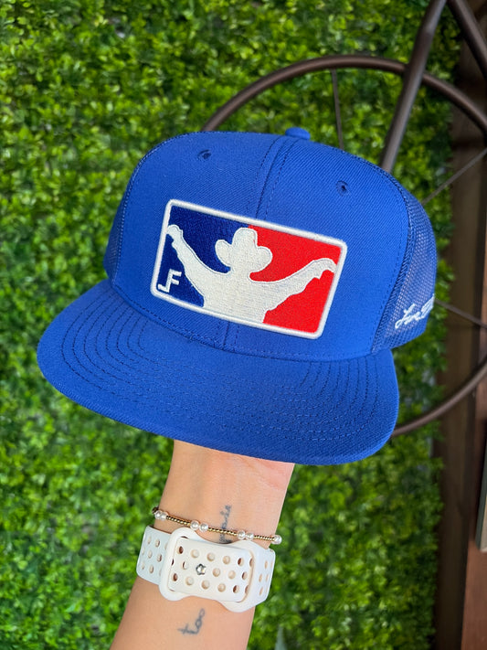 Lane Frost Blue Trucker Hat