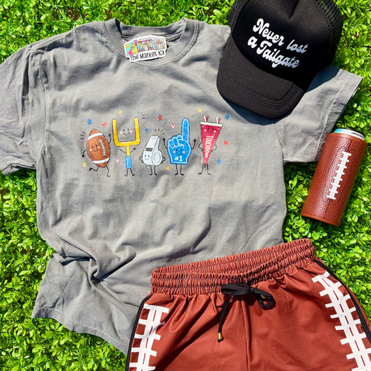 Football Friends Comfort Colors Tee