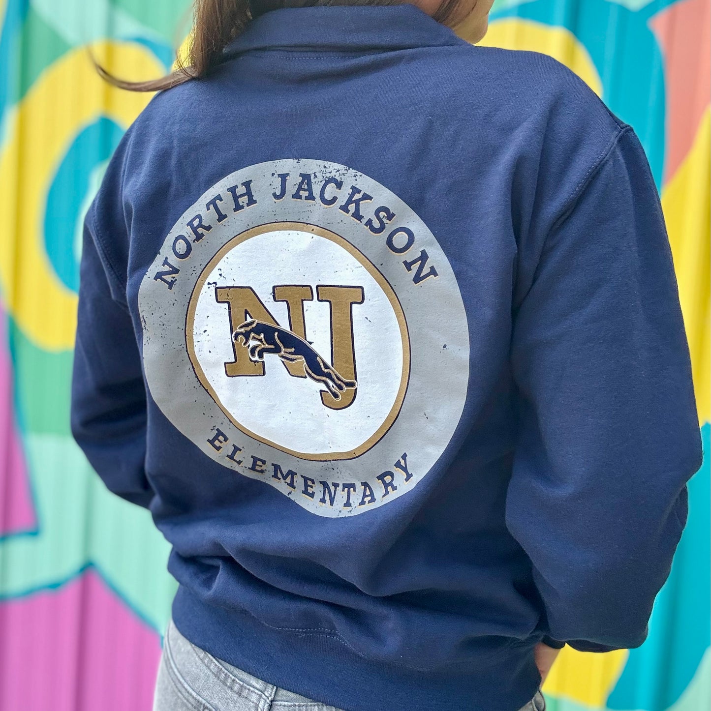 North Jackson Navy Quarter Zip