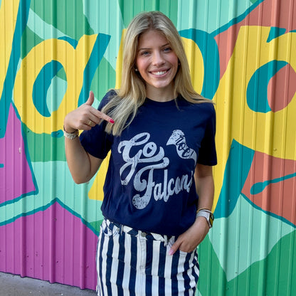 Go Falcons Pennant Tee